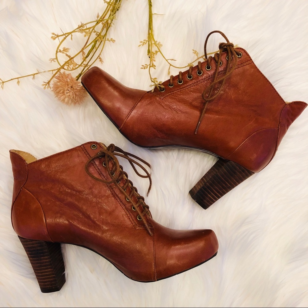 Ninewest Leather Ankle Boots